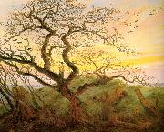 Caspar David Friedrich Tree with crows china oil painting artist